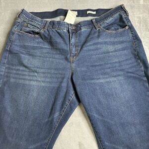 Wonderly Mid‎ Rise Jeans Bootcut Leg Size 22W Medium Wash Denim Casual Plus Size